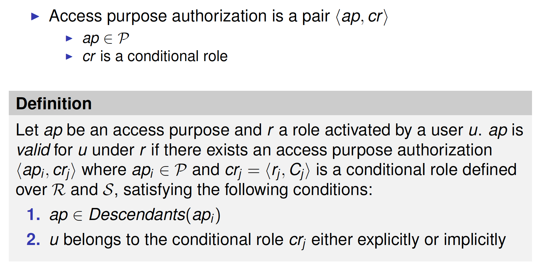 AccessPurposeVerification